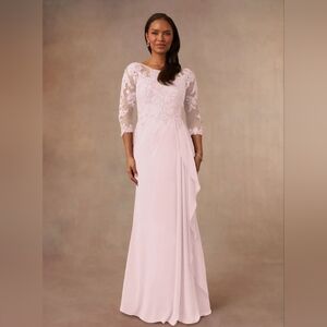 Azazie Dark Blush/Mauve Bridesmaid/M.O.B. Dress